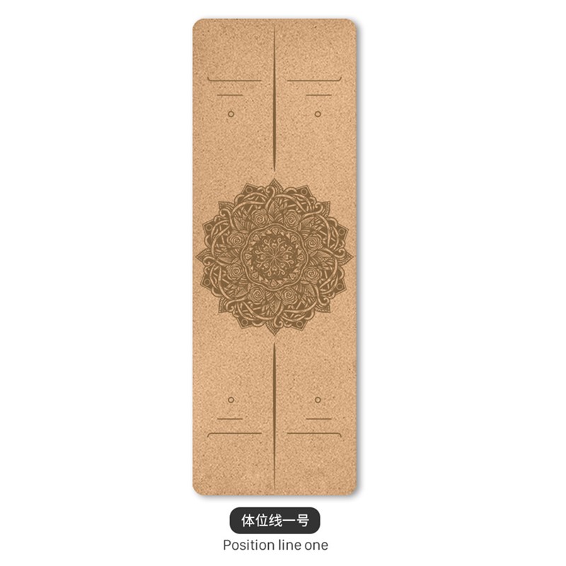 Non-Slip Cork TPE Yoga Mat